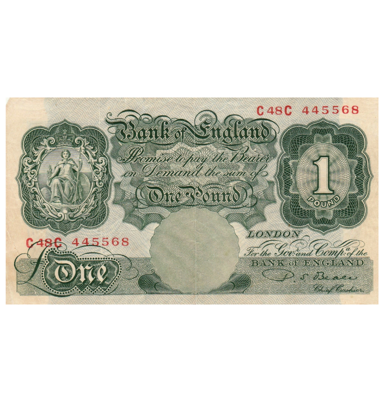 Inglaterra 1 Libra 1948 ND Pick 369a NO UNC
