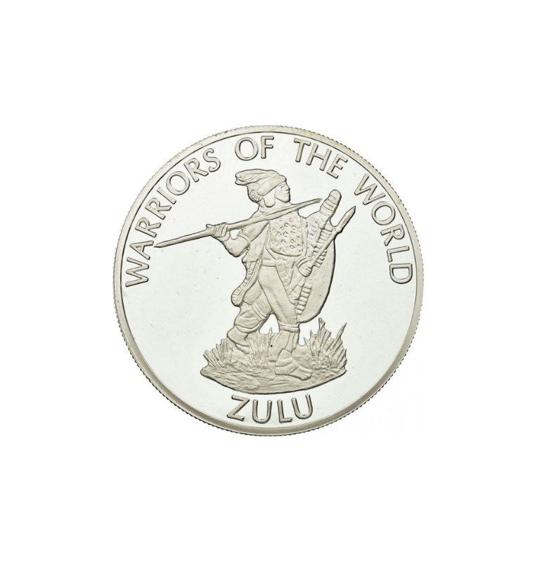 República Democrática del Congo 10 Francos, 2010 Guerreros del Mundo - Zulú