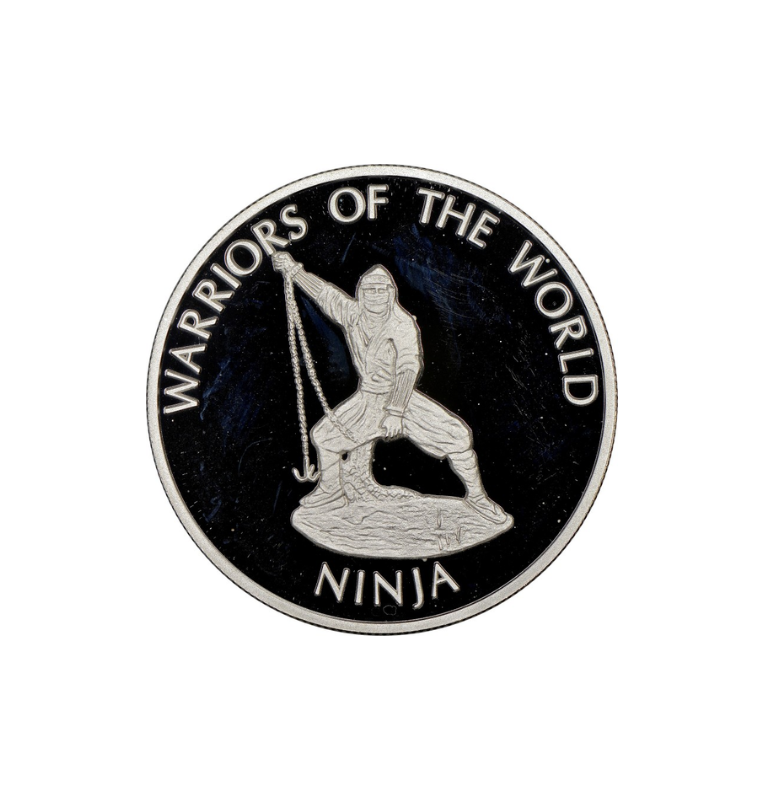 República Democrática del Congo 10 Francos, 2010 Guerreros del Mundo Ninja