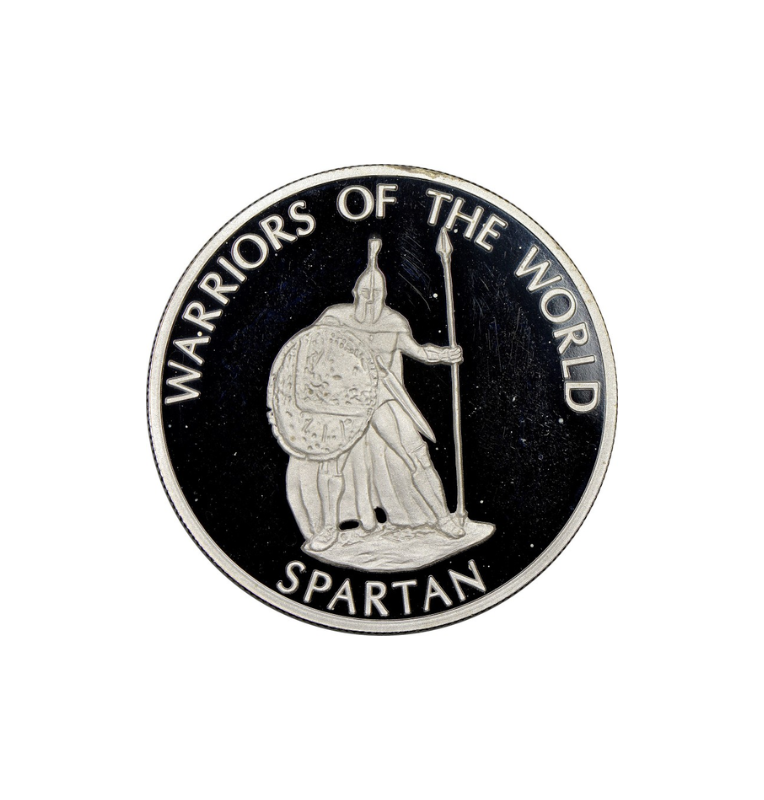 República Democrática del Congo 10 Francos, 2010 Guerreros del Mundo Spartan
