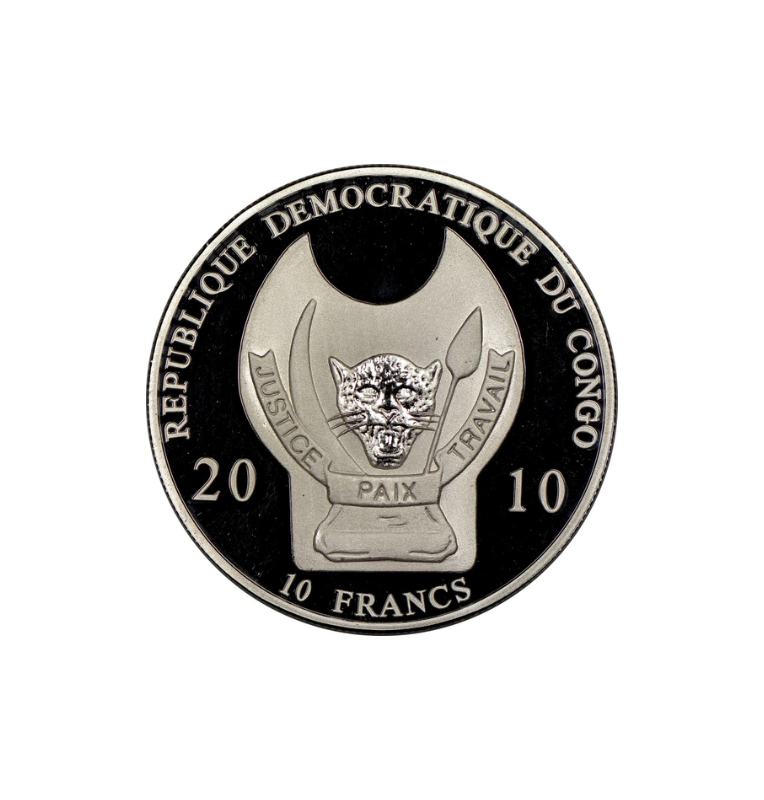 República Democrática del Congo 10 Francos, 2010 Guerreros del Mundo Centurion