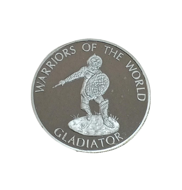 República Democrática del Congo 10 Francos, 2010 Guerreros del Mundo Gladiador