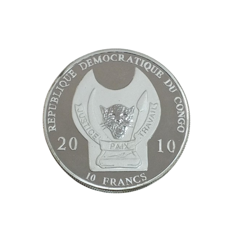 República Democrática del Congo 10 Francos, 2010 Guerreros del Mundo Celtic