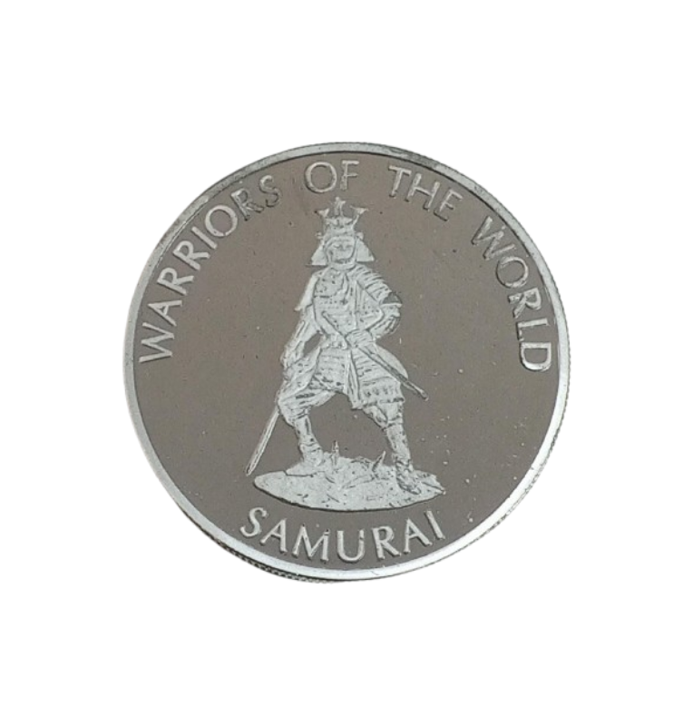 República Democrática del Congo 10 Francos, 2010 Guerreros del Mundo Samurai