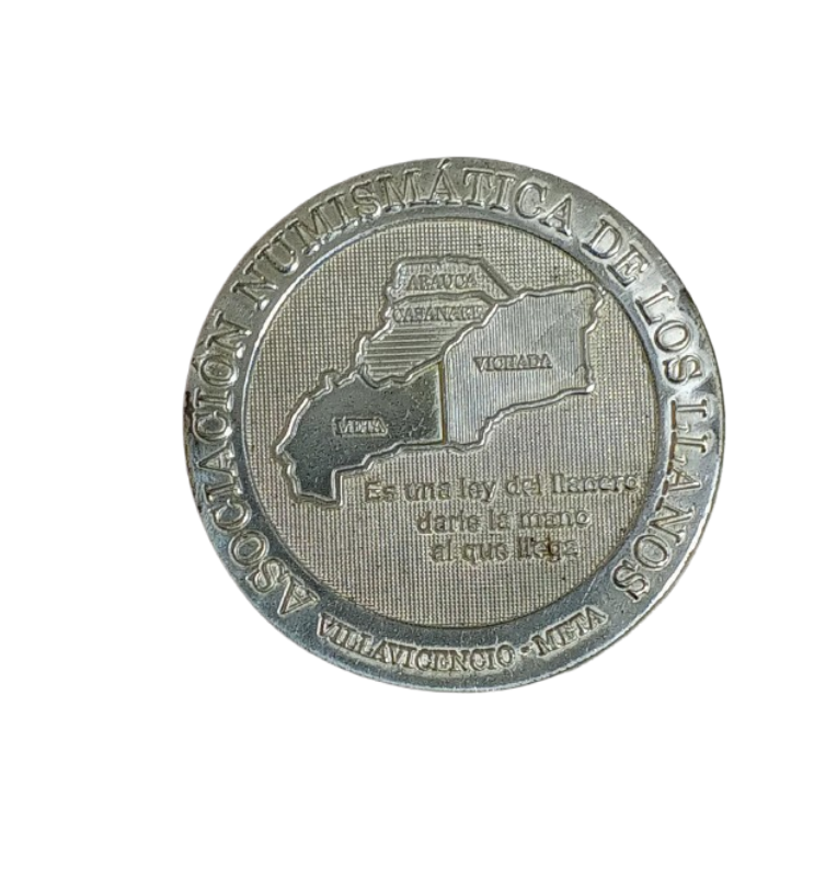 Asoción Numismatica de los Llanos 20 Llanerazos 2018 Ley 900
