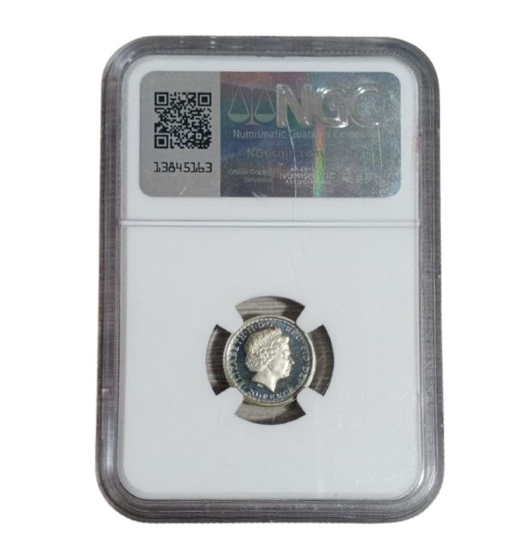 Reino Unido 20 Pence 2009 Certificada PF 69 Ultra Cameo