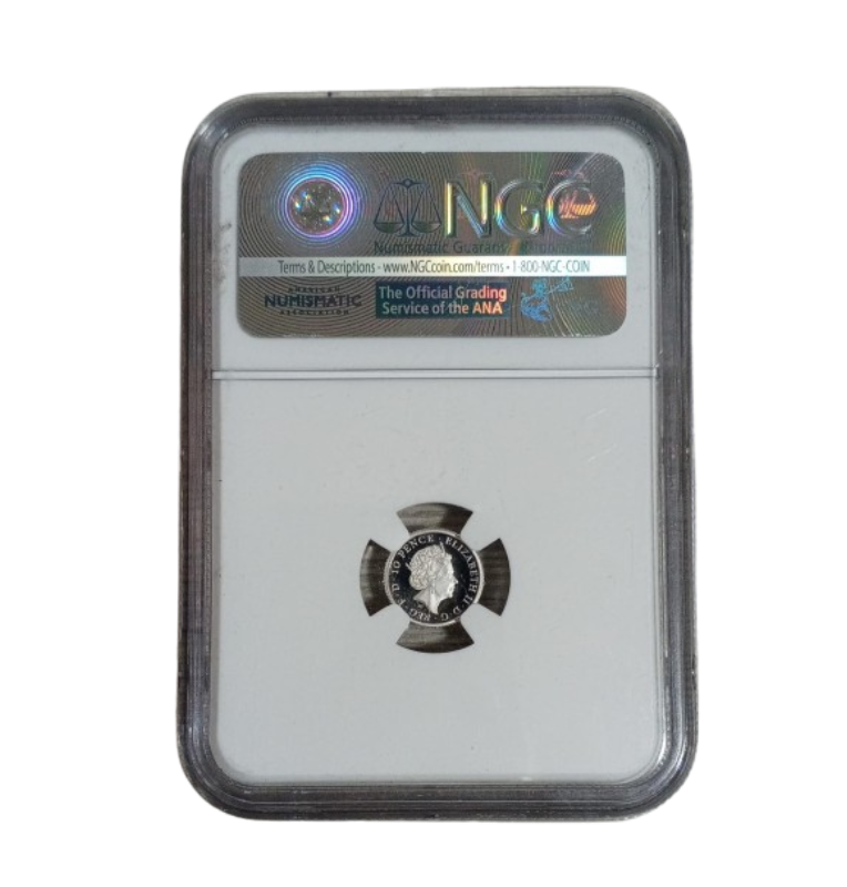 Reino Unido 10 Pence 2015 Certificada PF 70 Ultra Cameo