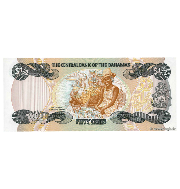 Bahamas 1/2 Dollar 2019 Pick New