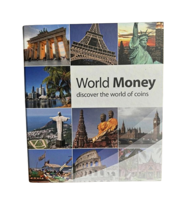Álbum Word Money incluye 5 hojas de 2 bolsillos