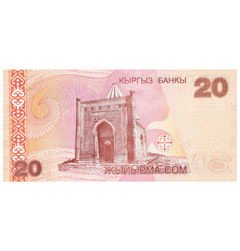 Kirguistán 20 Som 2002 Pick 19