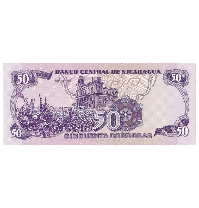 Nicaragua 50 Córdobas 1984 Pick 140