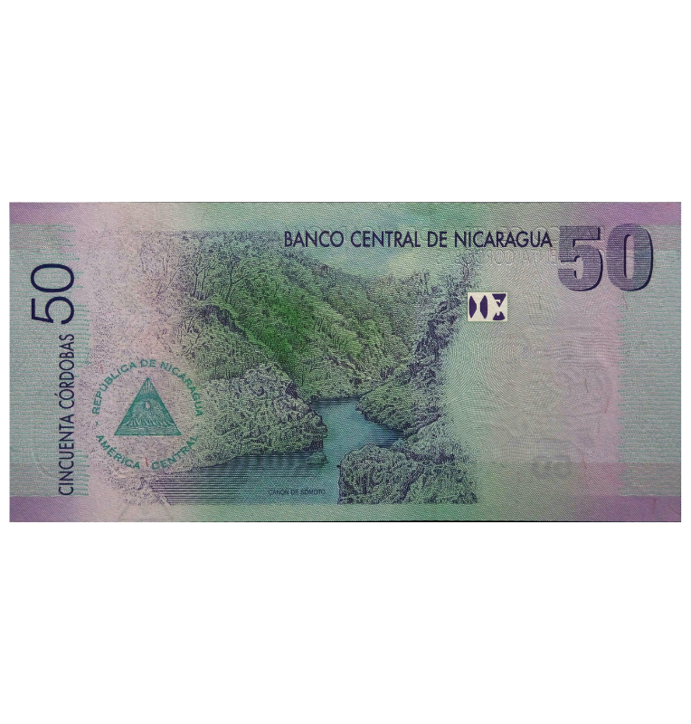 Nicaragua 50 Córdobas 2007 Pick 203a