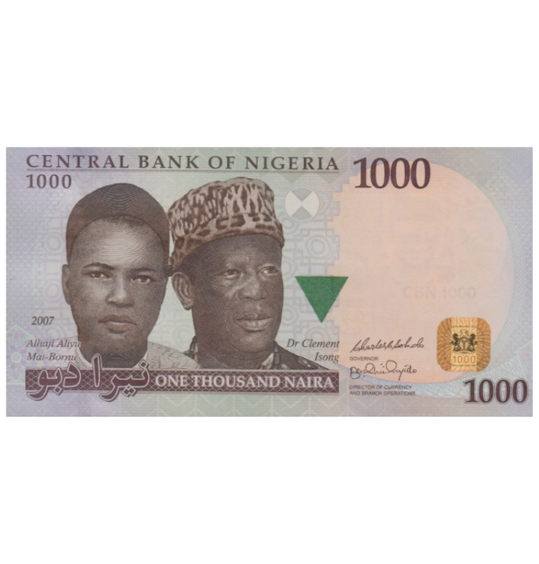 Nigeria 1.000 Naira 2007 Pick 36