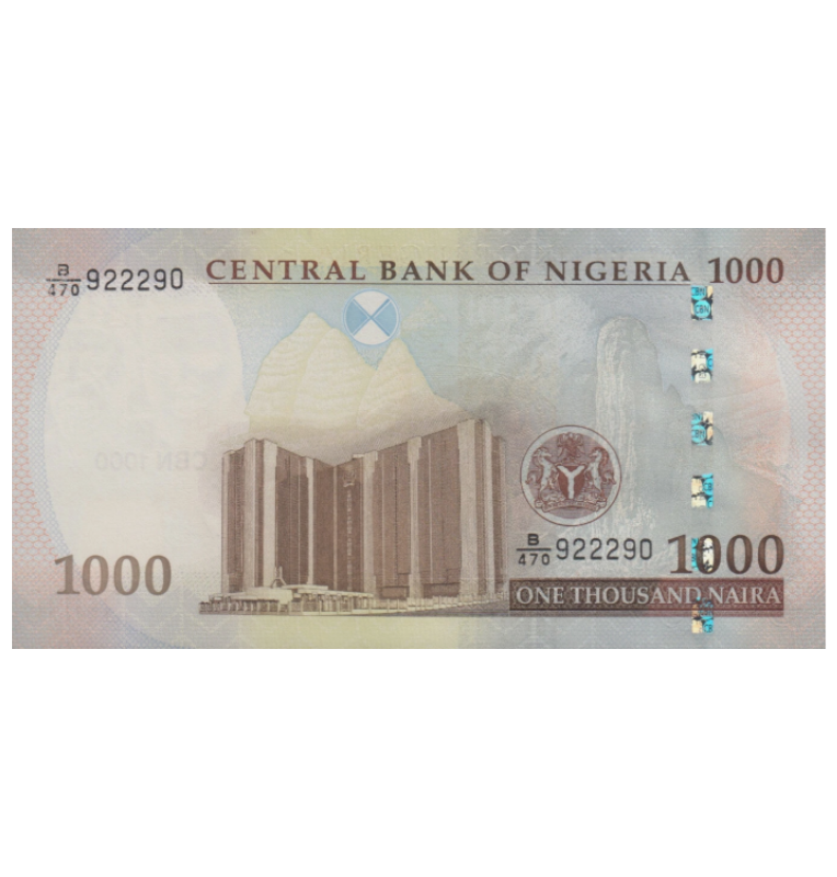 Nigeria 1.000 Naira 2007 Pick 36