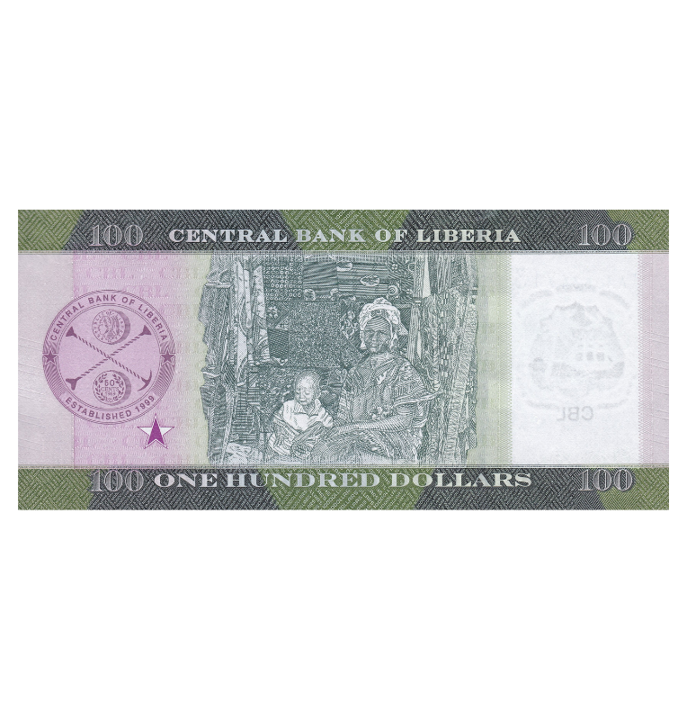 Liberia 100 Dólares 2021 Pick 319