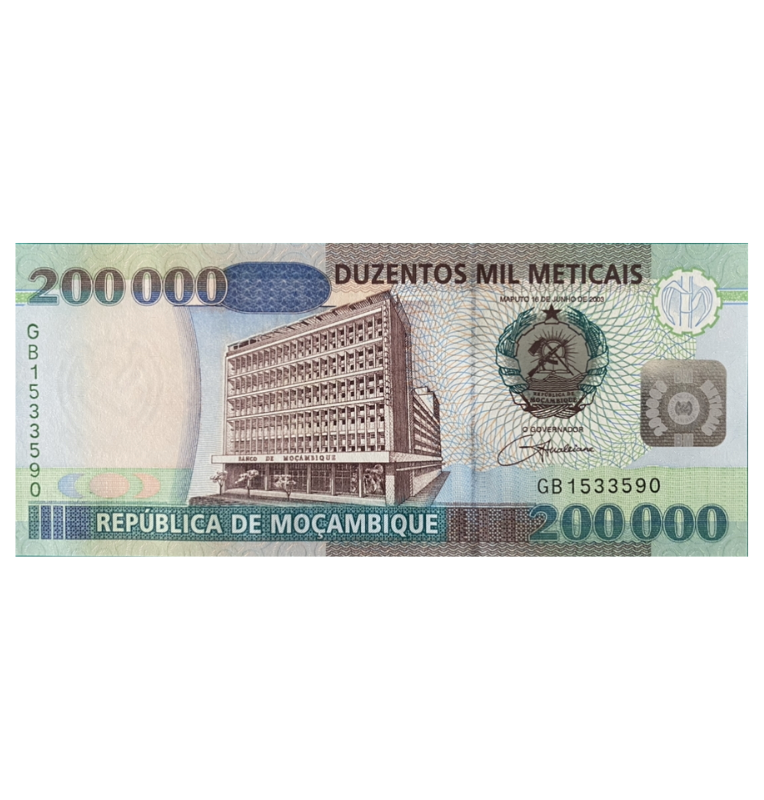 Mozambique 200.000 Meticales 2003 Pick 141