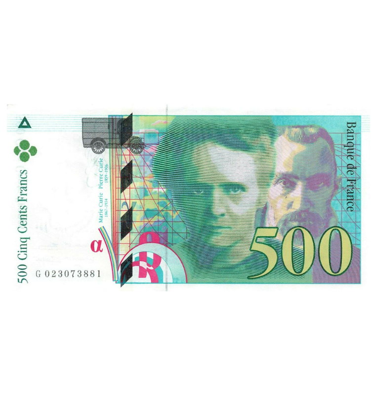 Francia 500 Francos 1994 Pick 160a