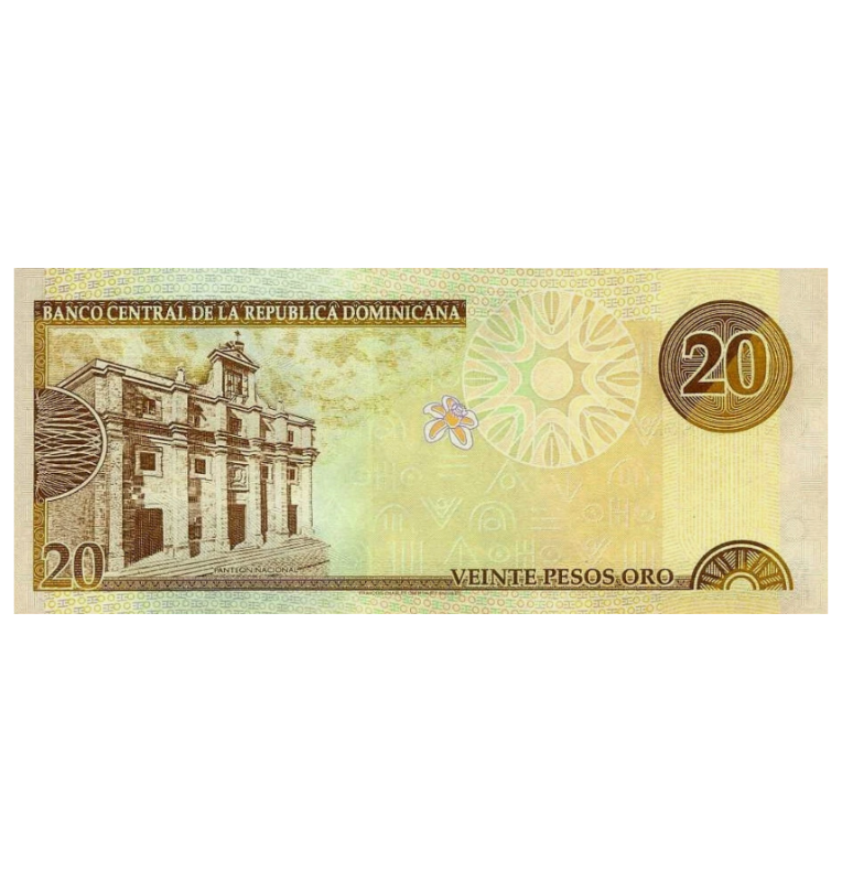 Republica Dominicana 20 Pesos Oro 2.000 Pick 160a