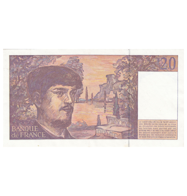 Francia 20 Francos 1997 Pick 151i NO UNC