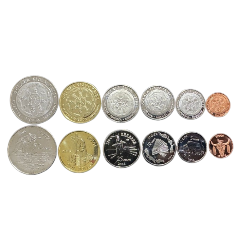 Estados Unidos de America set de 6 monedas 2014