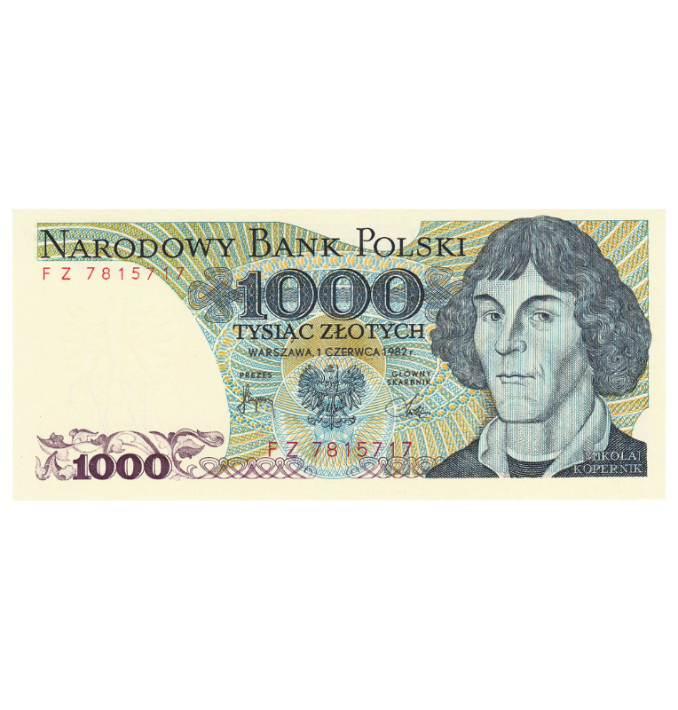 Polonia 1.000 Zlotych 1982 Pick 146c