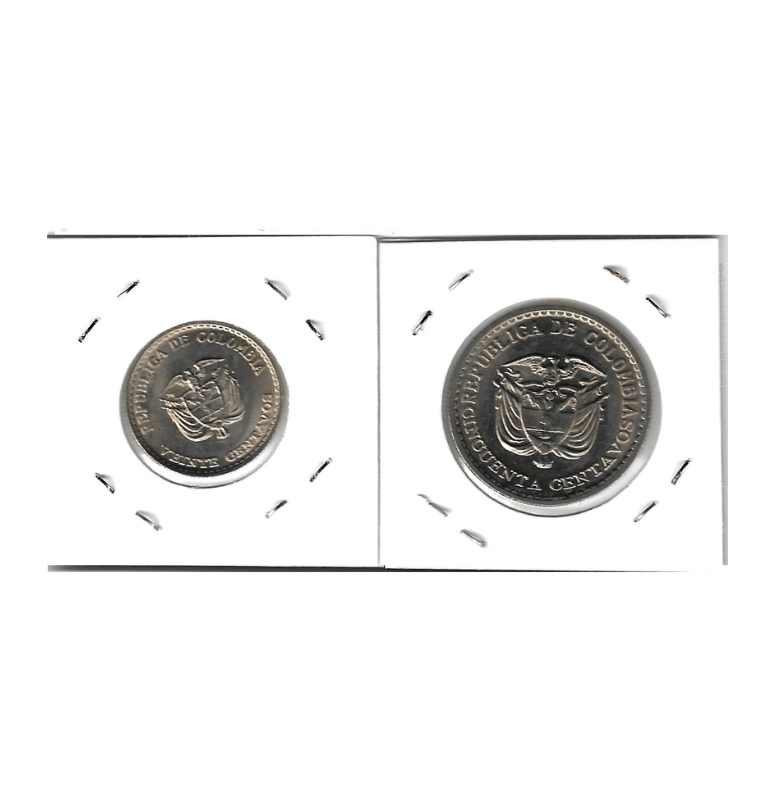 Colombia 20,50 Centavos 1965 (Parejas)