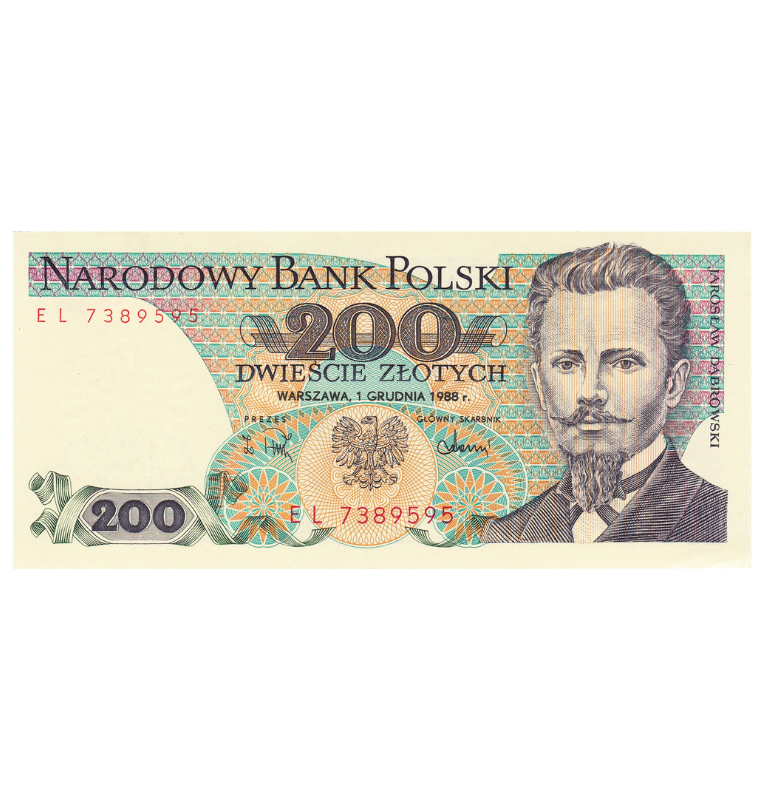 Polonia 200 Zlotych 1986-1988 Pick 144