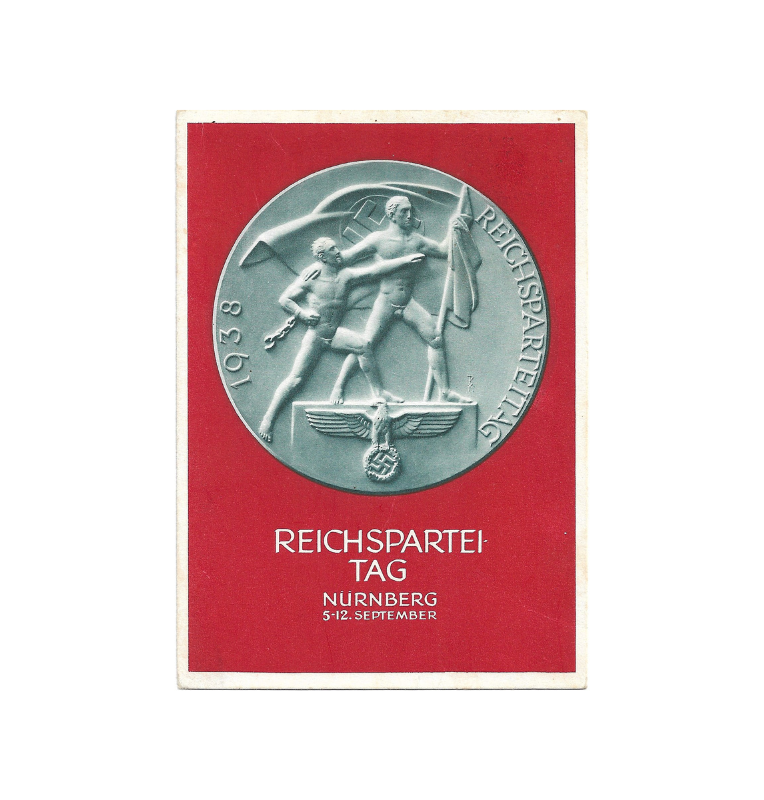 Postal Alemana Reichsparteitag 1938