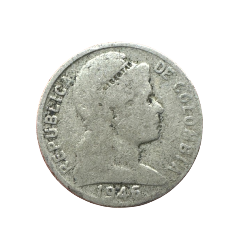 Colombia 5 Centavos 1946 NO UNC