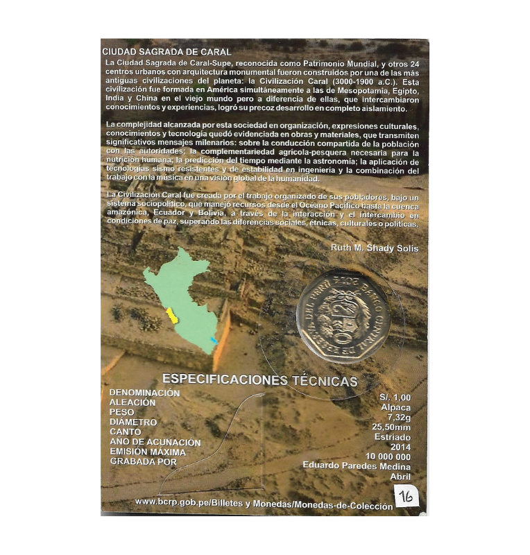 Perú 1 Sol 2014 Caral