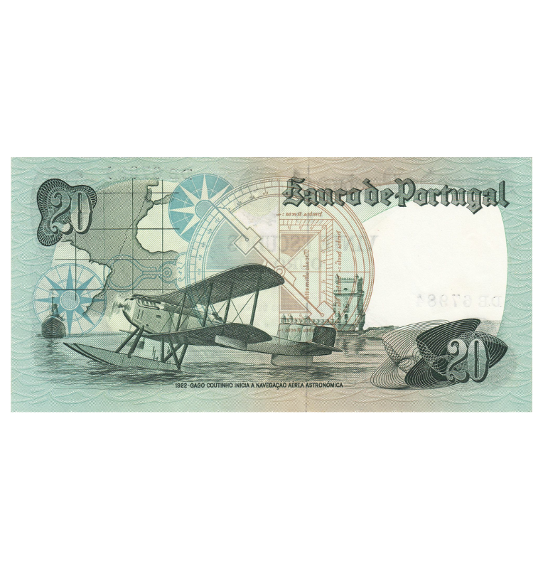 Portugal 20 Escudos 1978 Pick 176a