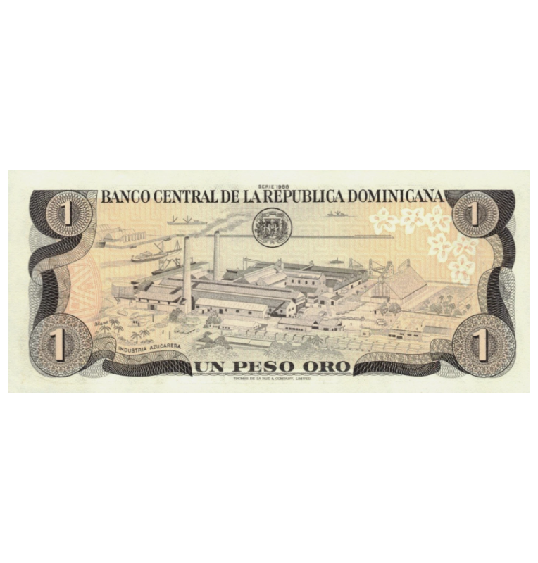 Republica Dominicana 1 Pesos Oro 1988 Pick 126a