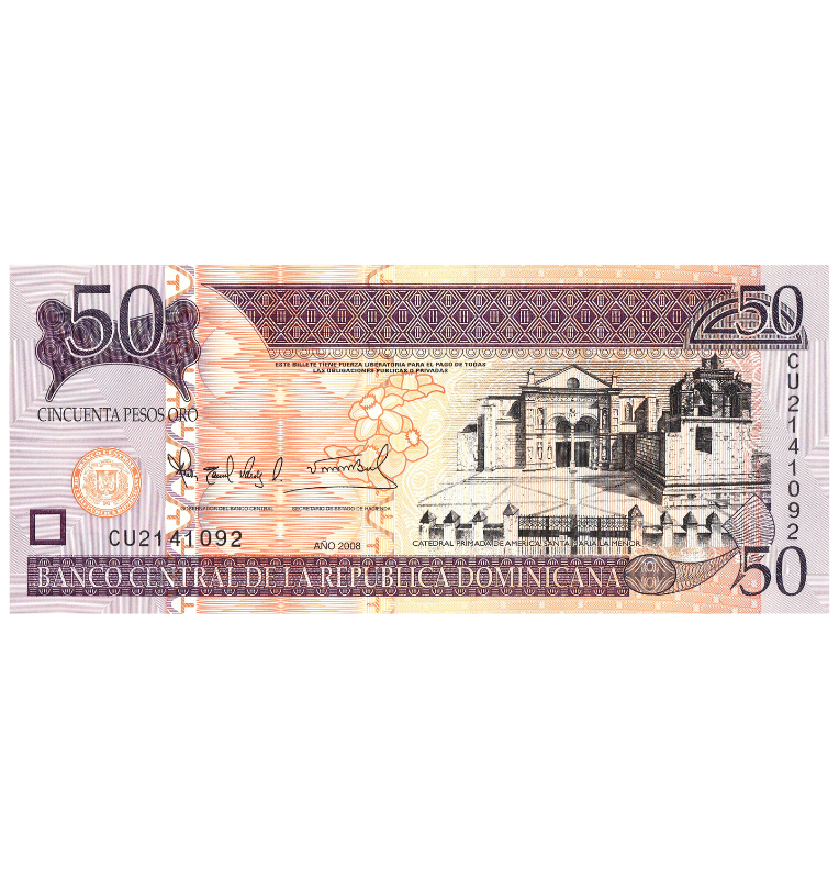 República Dominicana 50 Pesos 2013 Pick 183c