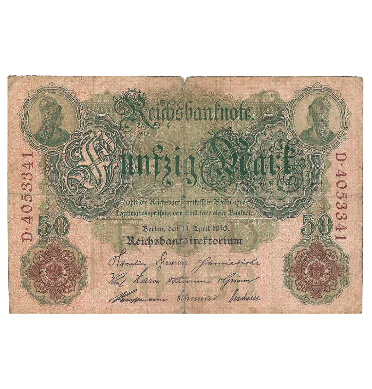 Alemania 50 Marcos 1906-1910 NO UNC