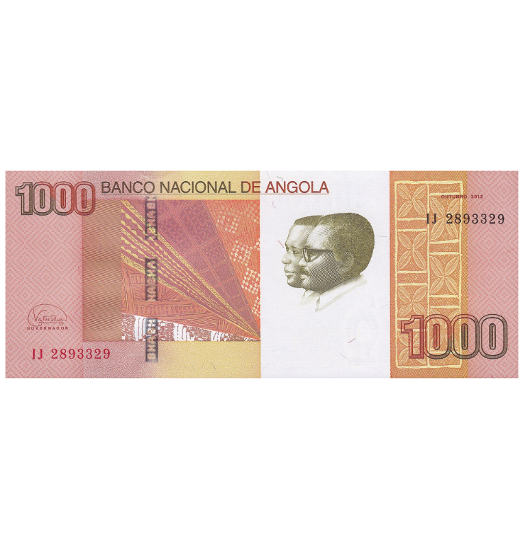 Angola 1.000 Kwanzas 2012 Pick 156b