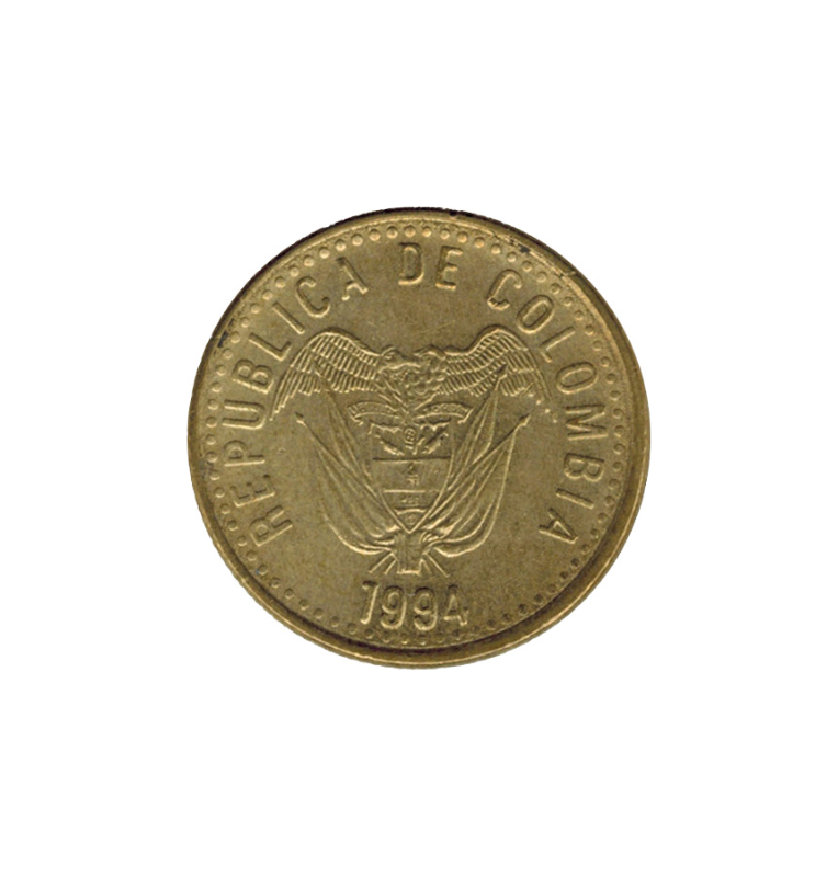 Colombia 20 Pesos 1990 - 1994. NO UNC