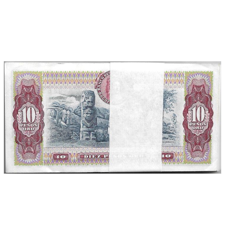 Fajo Colombia 10 Pesos Oro 1979 Tiene manchas