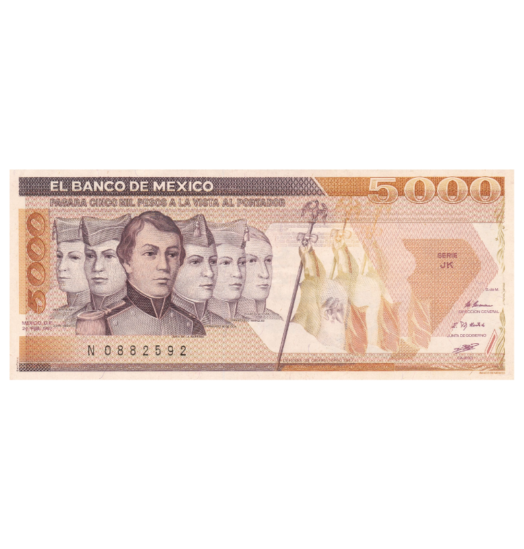 Mexico 50 Pesos 1972 Pick 49u
