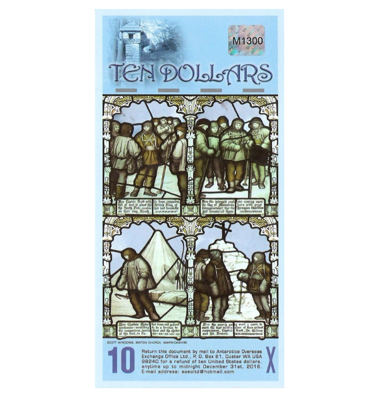 Artantica 10 Dólares 2011 (Billete de fantasia)