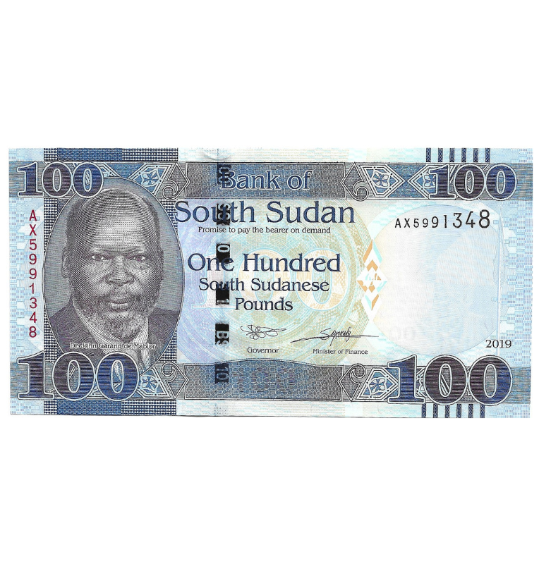 Sudan del Sur 100 Libras 2019 Pick 15
