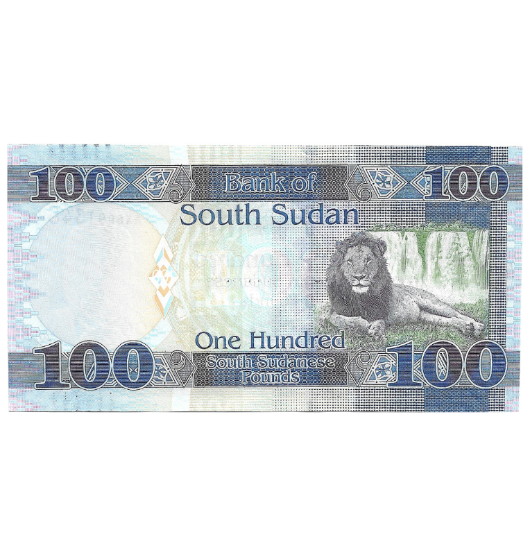 Sudan del Sur 100 Libras 2019 Pick 15