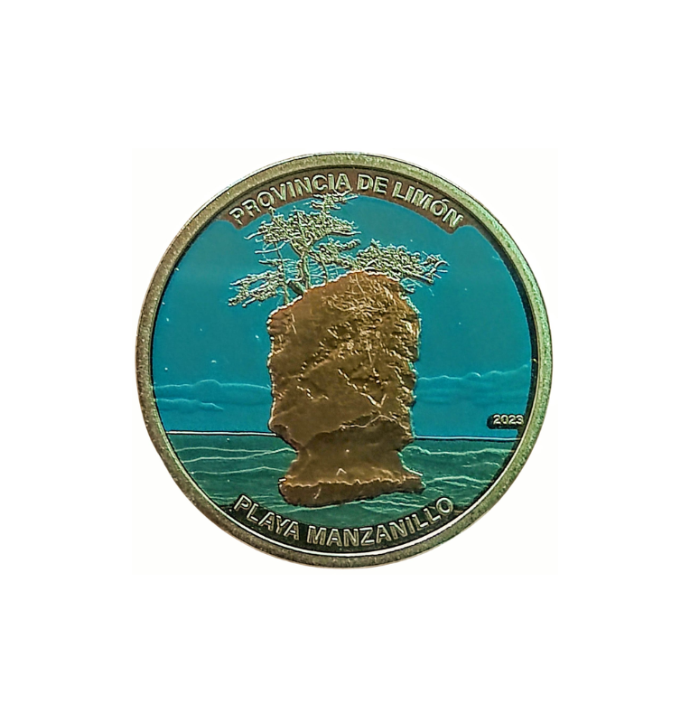 Costa Rica 25 Colones 2023 Emisión conmemorativa Provincia de Limón