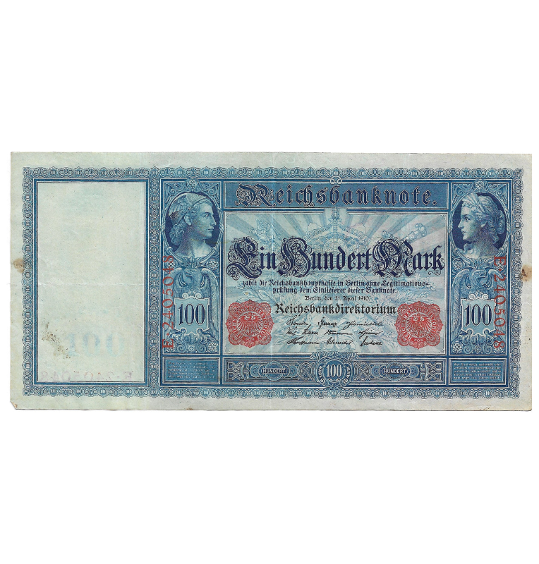 Alemania 100 Marcos 1910 Pick 42. NO UNC