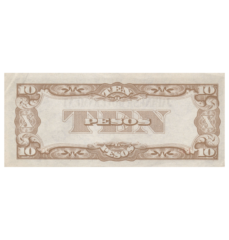 Filipinas 10 Pesos 1942 Ocupación Japonesa NO UNC
