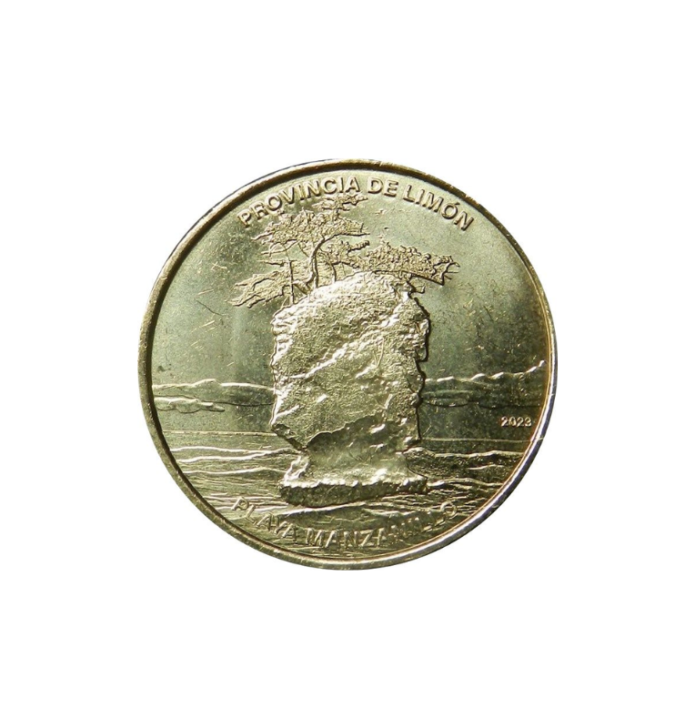 Costa Rica 25 Colones 2023 Emisión conmemorativa Provincia de Limón