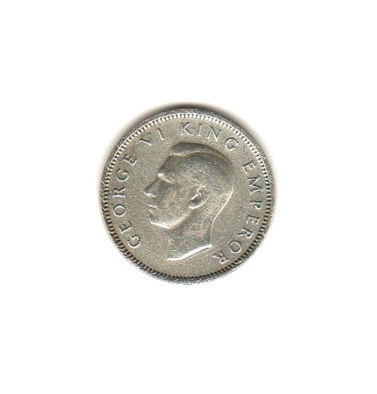 Nueva Zelanda 6 Pence 1937-1942 Km 8 NO UNC