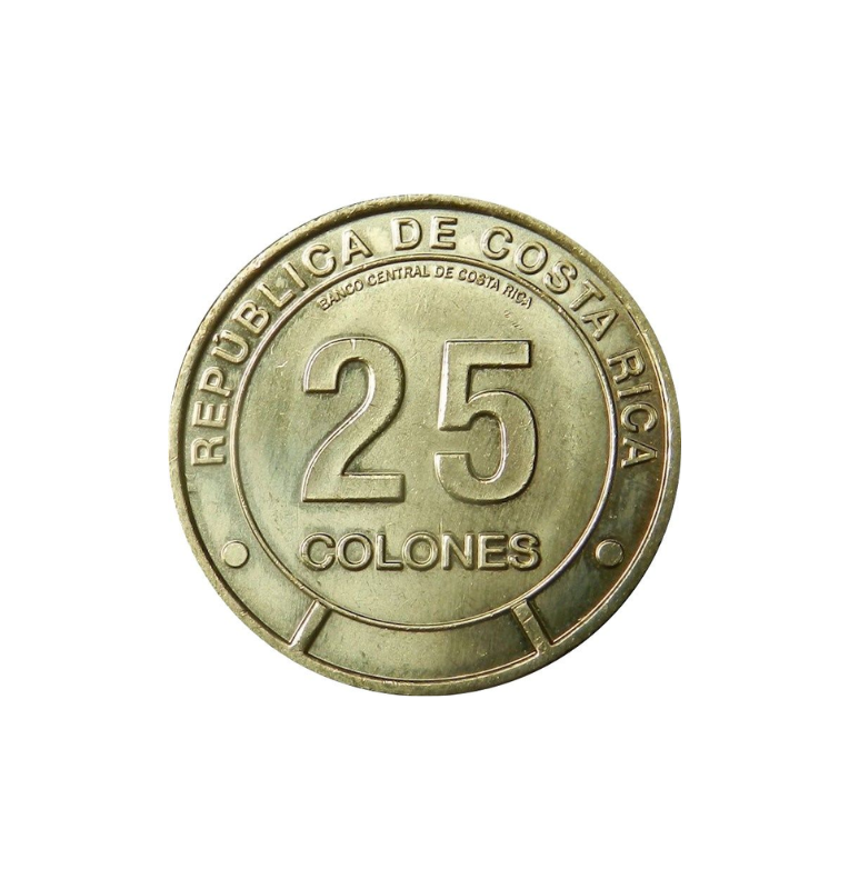 Costa Rica 25 Colones 2023 Emisión conmemorativa Provincia de Limón