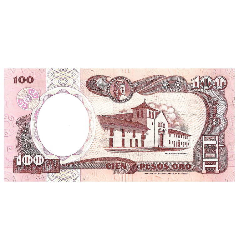 Colombia 100 Pesos Oro 1991 Número bajo 3 dígitos #261