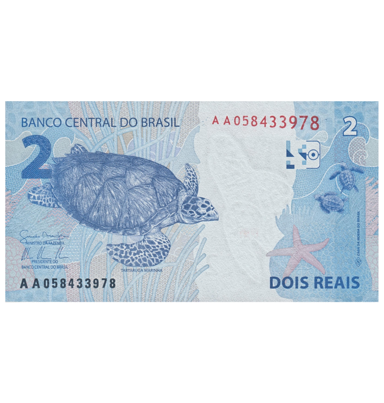Brazil 2 Reales 2010 Pick 252e