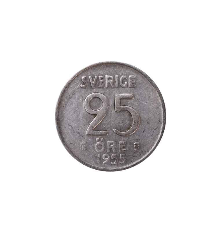 Suecia 25 Ore 1955 KM 824 NO UNC